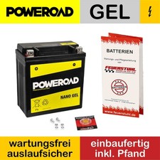 Linhai CUV 400, 2011-2015, Gel Batterie 16Ah, wartungsfrei (inkl. 7,50€ Pfand)