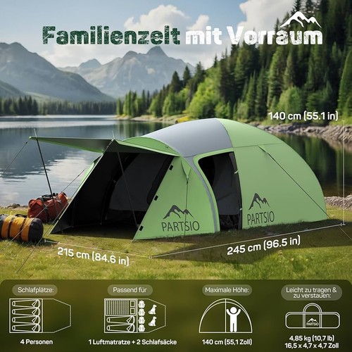 Camping zelt mit lobby - mit,