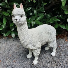 Gartenfigur Gartendeko Alpaka Figur 45 cm Garten Balkon Deko Figur