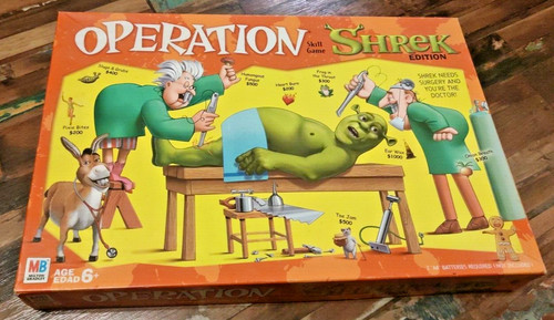 Brettspiel operation shrek - brettspiel,