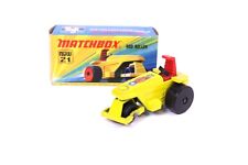 Matchbox Superfast Rod Roller 21 Planierwalze Hi Speed Heavy Duty Rollers OVP