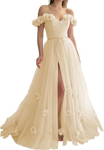 Off schulter ballkleid lange - off,