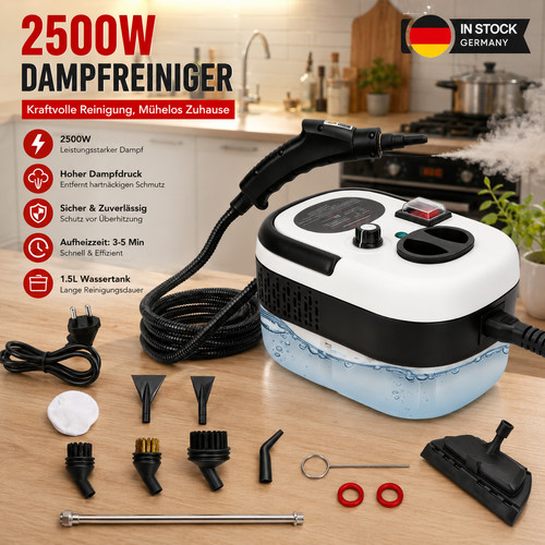2500w hochdruck dampfreiniger - 2500w,