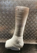 Gipsbein, Unterschenkelgehgips Weiss Links