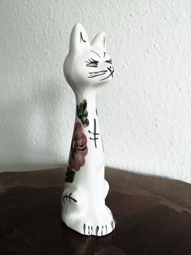 Katze 60er 70er jahre keramik - katze,