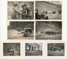 7 Fotos Pioniere vom Pionier Bataillon 19 Holzminden im Steinbruch Aggregate !