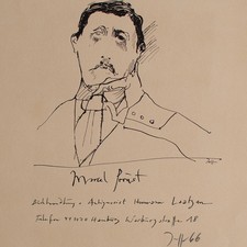 Horst Janssen Marcel Proust