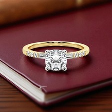 14 Karat Gelbgold Diamant