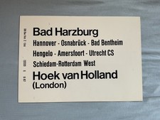 Altes DB Zuglauf Schild ZLS