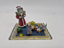 Wiener Bronze Katzen Weihnacht