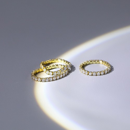 Damen ring zirkonia kette - damen, zirkonia-kette