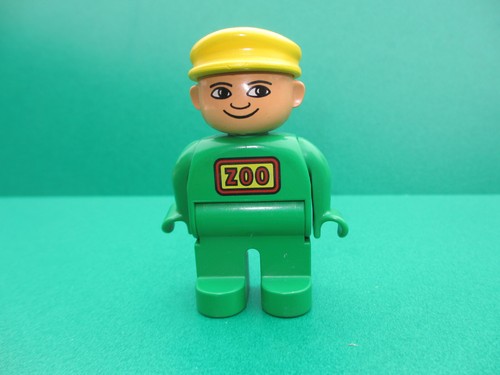 Lego duplo figur mann - mann, zoo