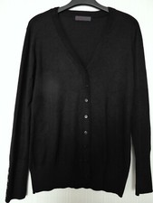 hochwertige TCM by TCHIBO Viskosemix Stretch Strickjacke Gr. M / 40 schwarz