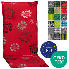 Hochlehner Auflagen Gartenstuhl Auflage Stuhlauflage Sitzkissen 2er 4er 6er Set