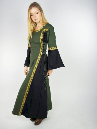 Mittelalterliches kleid mit - kleid,