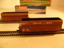 BTTB - 4achs. Selbstentladewagen DR+DB - 2 St. - prima  - TT - OVP