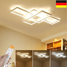 LED Design Deckenleuchte Dimmbar Deckenlampe mit Fernbedienung Wohnzimmer Flur