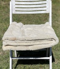 XXL Merino Lammfellauflage ca.220x180 cm Schaffellauflage Felldecke