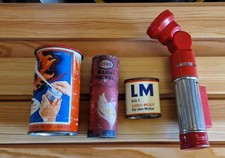 Oldtimer Zubehör Feuerlöscher, Öl, Taschenlampe, Warnfackel