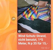Wind SCHUTZ Strand Neu