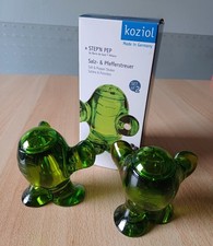 koziol Salz- & Pfefferstreuer "STEP'N PEP" 2-teilig Set magnetisch grün