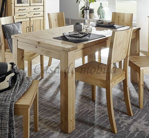 Massivholz ausziehtisch kiefer - massivholz,