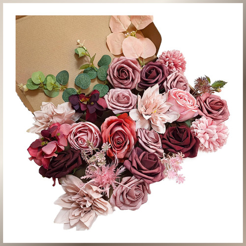 Künstliche blumen dusty rose - künstliche,