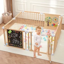 OMYbaby Baby Laufstall aus