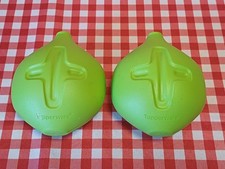 Tupperware * 2 x  Zitronnenpresse * Limettenpresse * grün