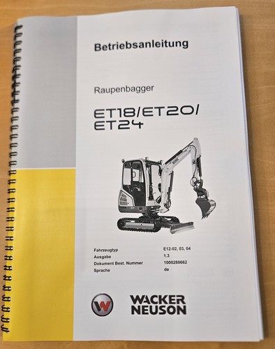 Bedienungsanleitung wacker - bedienungsanleitung,