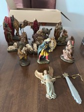 Alte Krippenfiguren / 19 Teile