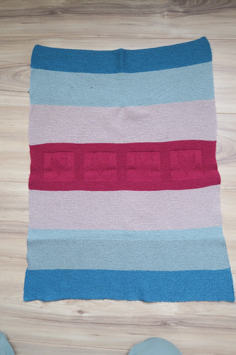 Gestrickte baby decke - baby,