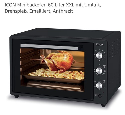 Minibackofen icqn liter - 60, xxl