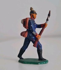 Vintage Zinnsoldat - handbemalt, ca. 4 cm hoch, 50er / 60er Jahre