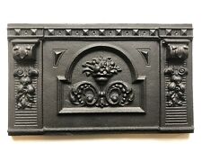  Antike Ofenplatte Gussofen Kaminplatte Etagenofen Gusseisen Gründerzeit 