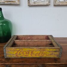 B0700 Getränkekiste | Coca-Cola | Holzkiste | USA Vintage 50er 60er Jahre