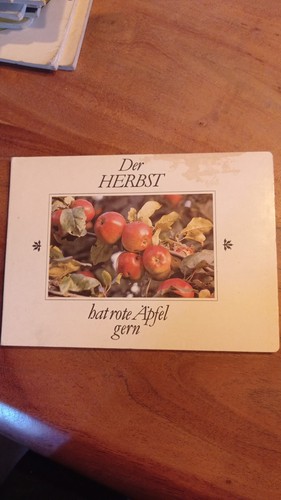 Der herbst hat rote - hat,