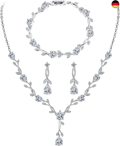 Hochzeit schmuckset sterling - schmuckset,