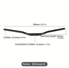 MTB Lenker 780 mm Ø22 mm