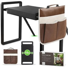 Stabiler Metal-Gartenhocker