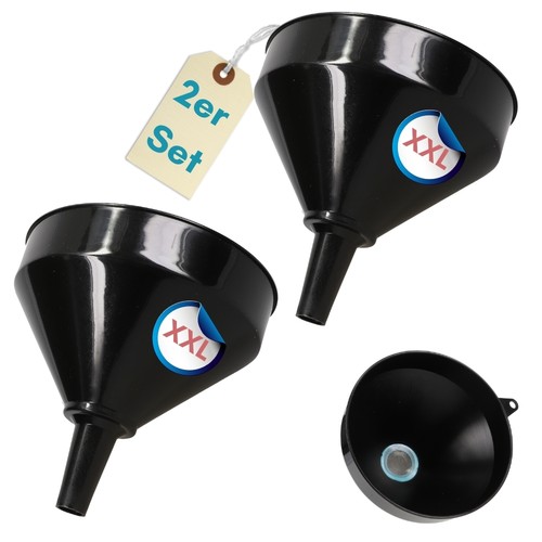 2er set trichter sieb groß - 2er,