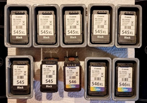 10x canon patronen leer - leer,