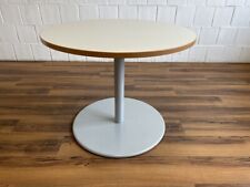 Steelcase Besprechungstisch rund 90cm Buche grau