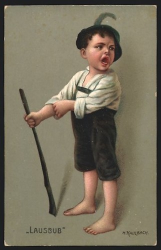 Künstler hermann kaulbach - künstler-ak,