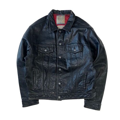 Levis lederjacke black tab - levis,