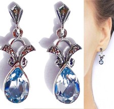 Ohrringe Aquamarin farbiger