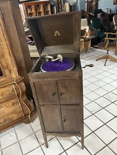 Gramophone Schrank Jugendstil Um 1910 Antik  Fritz Brand Wilophon Alt