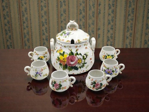 Vintage bowle service mit - vintage,