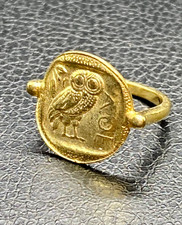 Göttin Athene Eule antiker