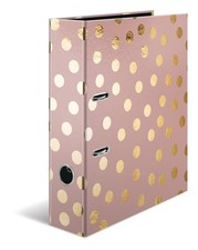 HERMA A4 Ordner Rosa Gold 7cm